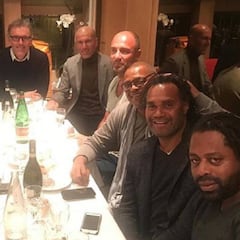 El reencuentro de Zidane con las estrellas del Mundial de Francia 1998