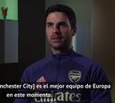 Mikel Arteta sobre el City: "Es el mejor equipo de Europa"