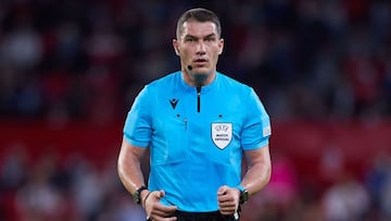 István Kovács, who UEFA has appointed as the referee for the Champions League semi-final first leg between Manchester City and Real Madrid.