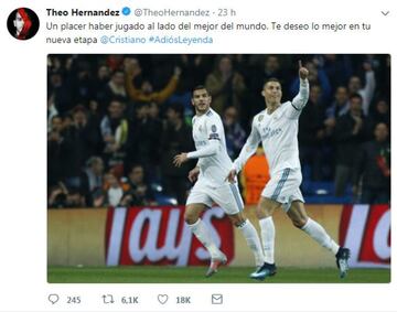 As se ha despedido la plantilla del Madrid de Cristiano Ronaldo