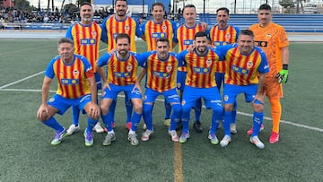 El Valencia de Veteranos.