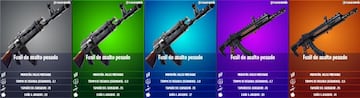 Todos los fusiles de asalto pesados de la Temporada 5 de Fortnite