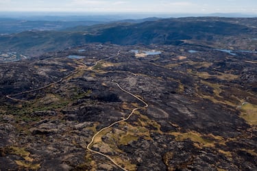 Desde el cielo: así han quedado las zonas afectadas por los incendios de agosto