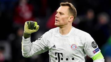 Soccer Football - Champions League - Group B - Bayern Munich v Tottenham Hotspur - Allianz Arena, Munich, Germany - December 11, 2019 Bayern Munich's Manuel Neuer celebrates after the match REUTERS/Andreas Gebert