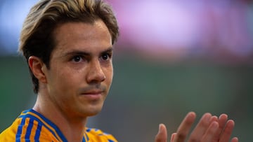 Francisco Sebastian Cordova of Tigresduring the friendly match between Tigres UANL and Pumas UNAM at Q2 Stadium on March 22, 2025 in Austin, Texas, United States.