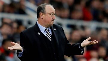 Benitez, durante el partido.