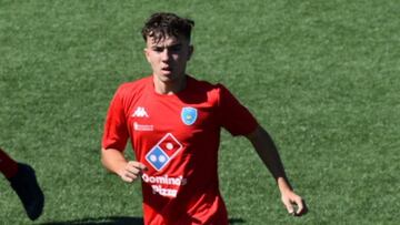 Jaime, con la camiseta del Atl&eacute;tico Chopera Alcobendas 04.