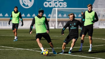 Carvajal no se entrena a dos días del partido de San Mamés