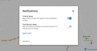 Google Maps te avisará cuándo tienes que salir de casa desde tu PC