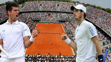 Djokovic vs Murray en directo, final masculina de Roland Garros 2016