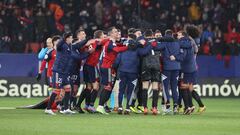 Celebración de Osasuna.