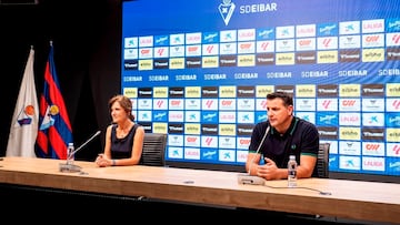 06/09/23 Comparecencia de la presidenta del Eibar , Amaia Gorostiza , y el director deportivo , Cesar Palacios .
RUEDA DE PRENSA