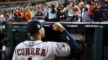 Houston Astros se llevaron el segundo consecutivo como visitantes para emparejar la Serie Mundial a dos encuentros con Washington Nationals.