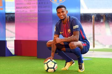 Las imágenes de la presentación de Semedo con el Barça