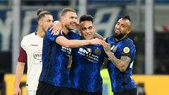 Vidal participa en goleada del Inter