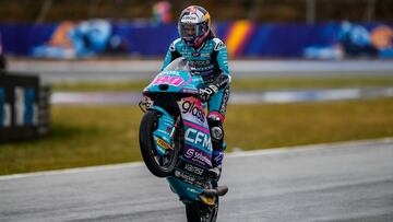 Alonso saldrá primero este domingo en el GP de España en Moto 3.