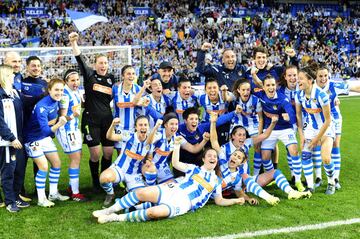 Así fue la celebración de la Real Sociedad tras su pase a la final