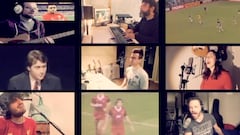 La gloriosa versión del "You'll Never Walk Alone" en homenaje a Robinson