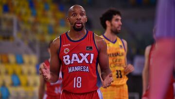 Jonathan Tabu, durante un partido del Baxi Manresa ante el Herbalife Gran Canaria.