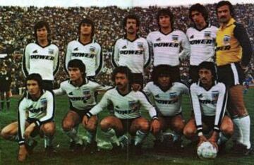 El &quot;Boc&oacute;n&quot; logr&oacute; estar 17 a&ntilde;os seguidos en Colo Colo: entre las temporadas 1975 y 1991. En la foto, abajo, segundo de izquierda a derecha.