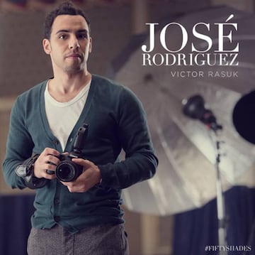 Victor Rasuk, José Rodriguez, en la adaptación cinematográfica de la trilogia literaria de la saga Grey.