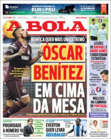 Portadas de la prensa mundial