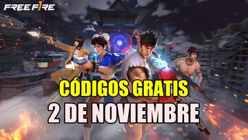 Free Fire códigos gratis 2 de noviembre