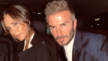 David y Victoria Beckham en París, vía Instagram.