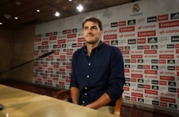 Iker Casillas se emocionó en su despedida