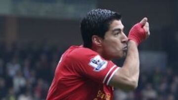 Luis Su&aacute;rez, durante un partido.