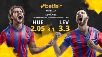 SD Huesca vs. Levante UD: horario, TV, estadísticas, clasificación y pronósticos