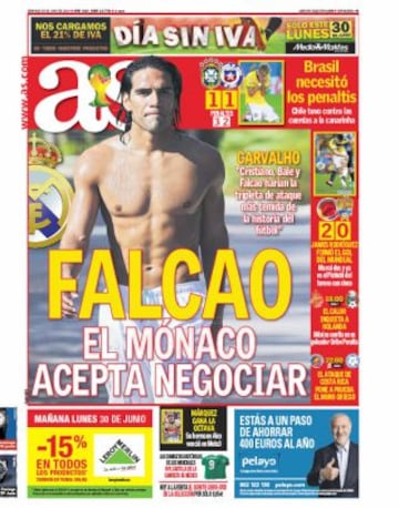 Las portadas de AS de junio