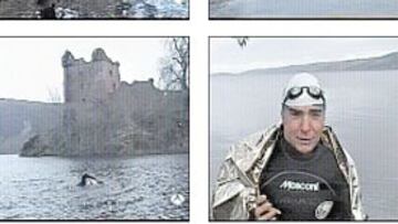 <b>PROEZA SIN PREMIO. </b>David Meca se retiró a 10 km de su objetivo.