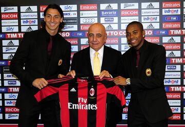 Llegó cedido al Milan en 2010 con el compromiso del traspaso a final de temporada por 24M€. En su primera etapa en el club italiano consiguió 1 Liga y 1 Supercopa de Italia.