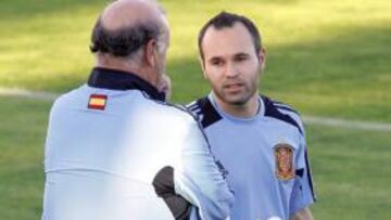 <b>Halagos a Del Bosque</b>. El futbolista del Barcelona solo tiene palabras de elogio para el actual seleccionador.