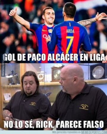 Alcácer protagonista de los memes más divertidos del Barcelona-Athletic