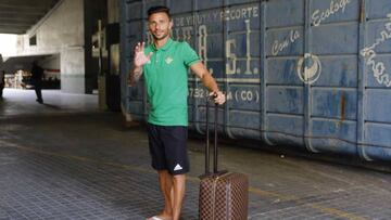 Rubén, el día que se despidió del Betis.