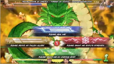 Desvelados los deseos que concederá Shenron en Dragon Ball Fighter Z
