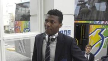 <b>UN PELIGRO. </b>Uche, que ya le marcó al Deportivo en la ida, será la referencia en ataque del Almería.