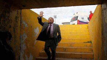 Campeonato Primera B 2016
Santiago Morning v/s Barnechea
El entrenador de Santiago Morning, Hernan Godoy, se retira a los camarines después de finalizado el partido de primera B contra Barnechea en el estadio Santiago Bueras, Chile.
27/03/2016
Jonnathan Oyarzun/Photosport*************