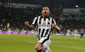 4. Carlos Tévez (Juventus) suma 20 goles en la Serie A