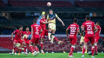 América empata con Toluca en la jornada 10 del Guardianes 2020