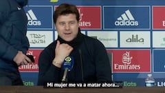 "Mi mujer me va matar": la frase viral de Pochettino tras la gran goleada del PSG