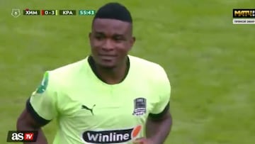 Jhon Córdoba la rompe en Rusia: Doblete y figura en Krasnodar