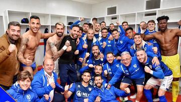 El Linares celebra un triunfo de esta temporada.