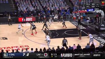 Monumental: así pasó Doncic por encima de los Clippers y Kawhi y le convierte en historia de la NBA