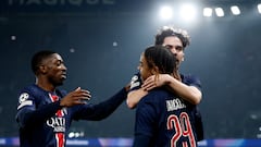 PSG 7-0 Brest: goles, resumen y resultado
