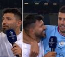 Puro espectáculo: los 2′ de Agüero en TV para ver una y otra vez