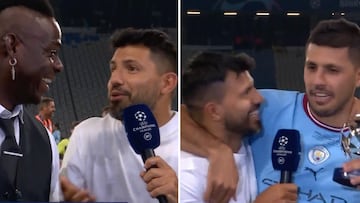 Puro espectáculo: los 2′ de Agüero en TV para ver una y otra vez