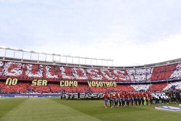 "We're proud not to be like you" tifo at the Calderón